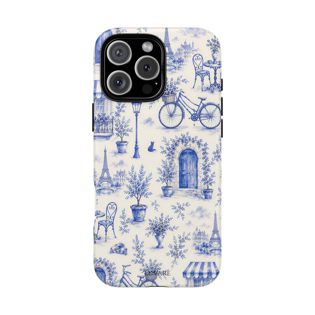 Paris Blue Toile Case
