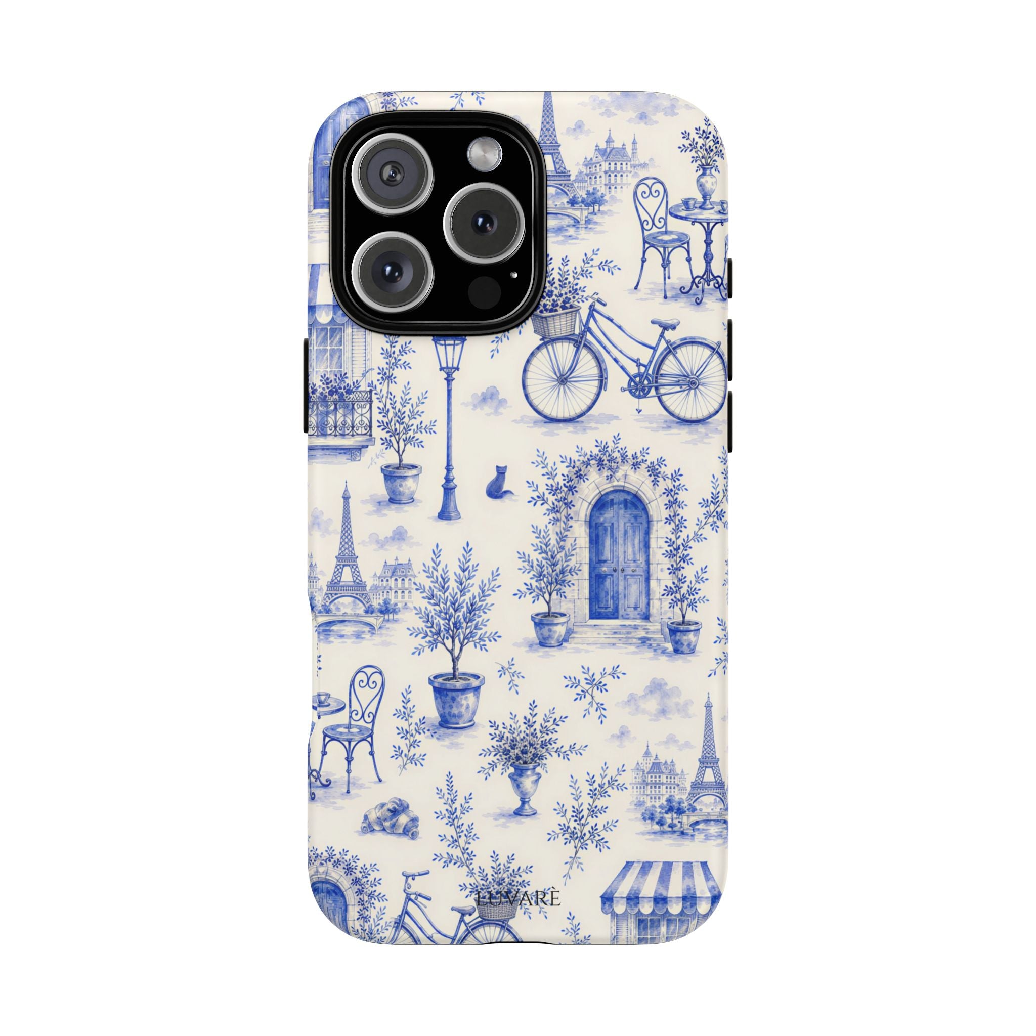 Paris Blue Toile Case
