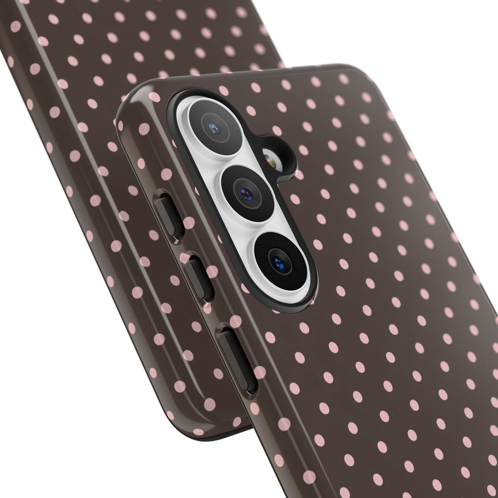 Brown Polka Dot Phone Case