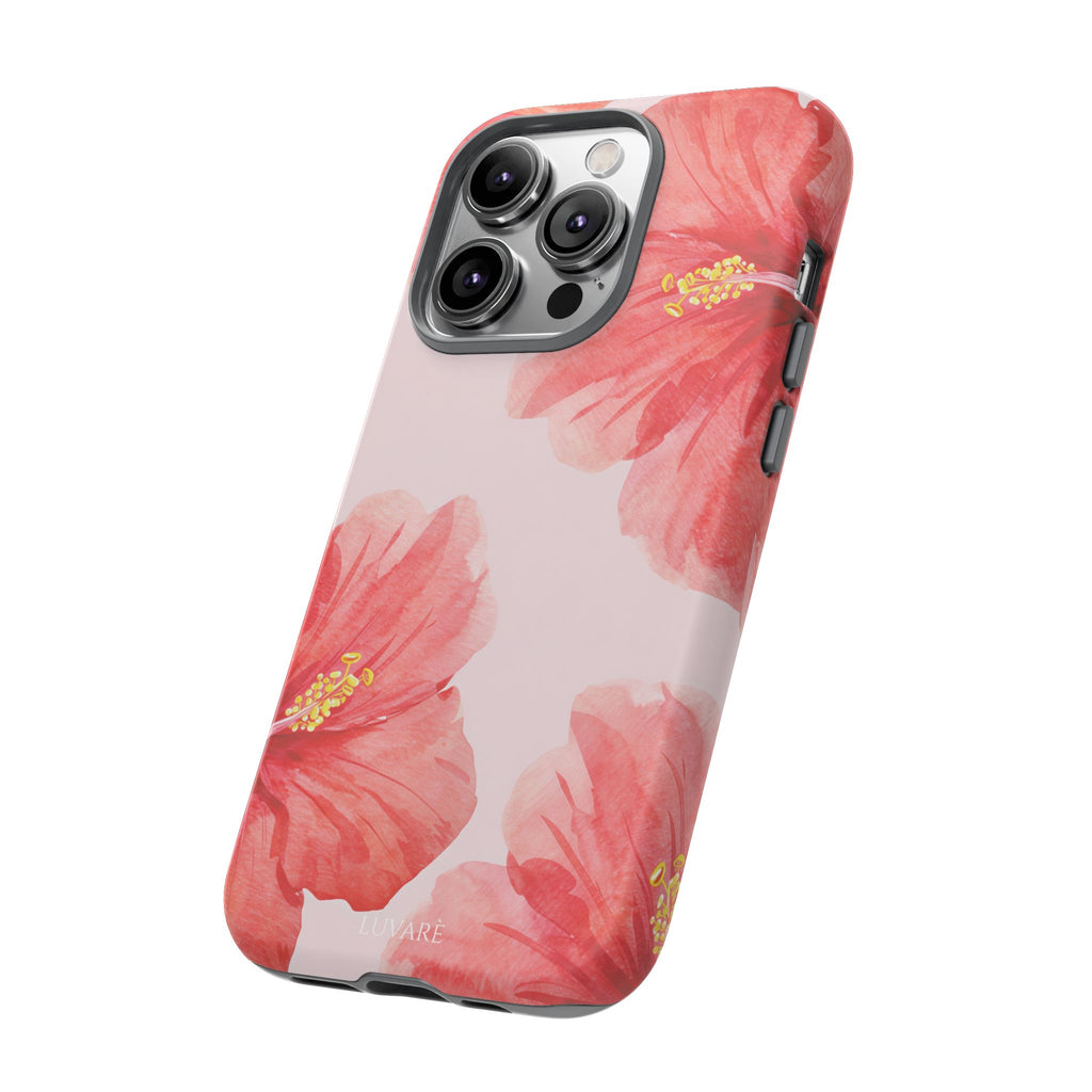 Watercolour Island Floral Hibiscus Case