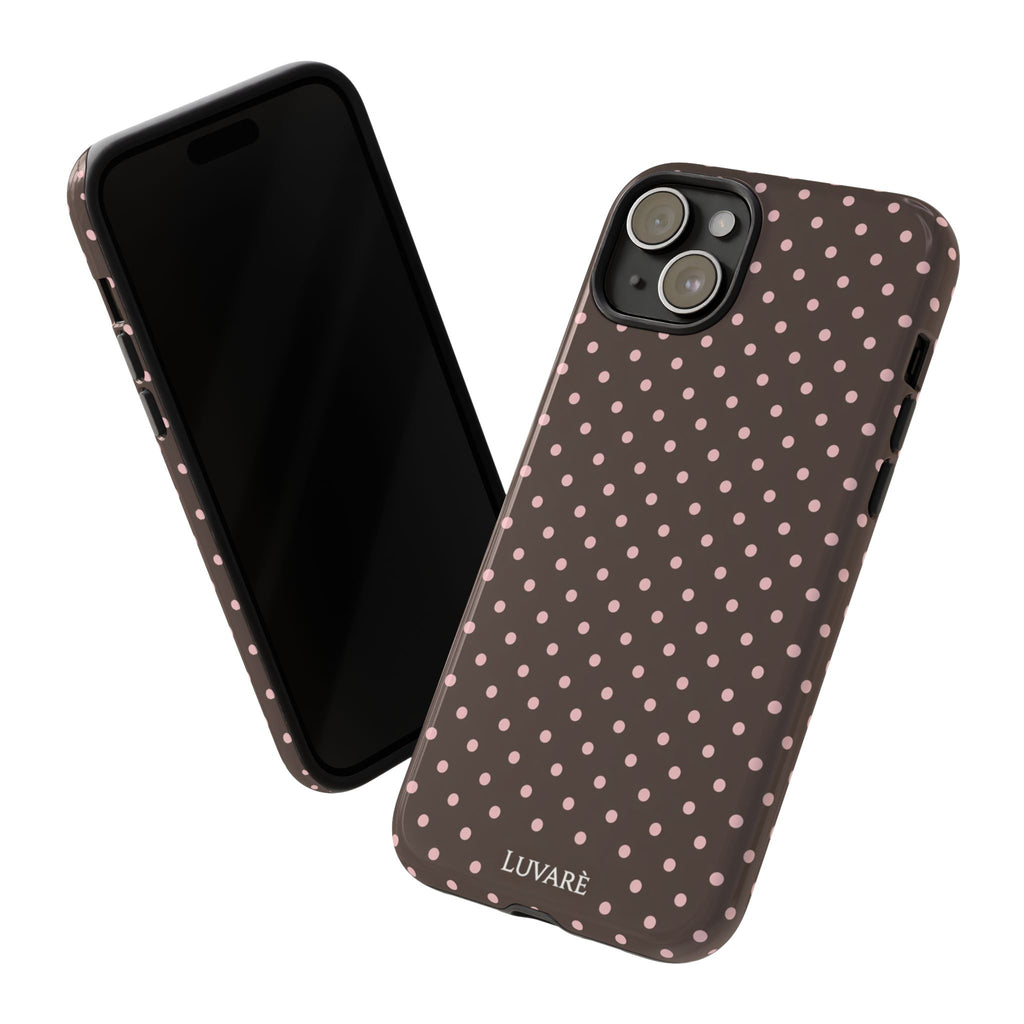 Brown Polka Dot Phone Case