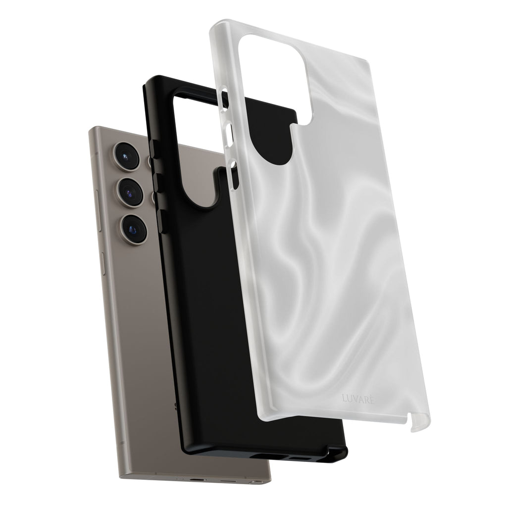 Pearl Marble Tough Phone Case — Durable Slim Impact Protection