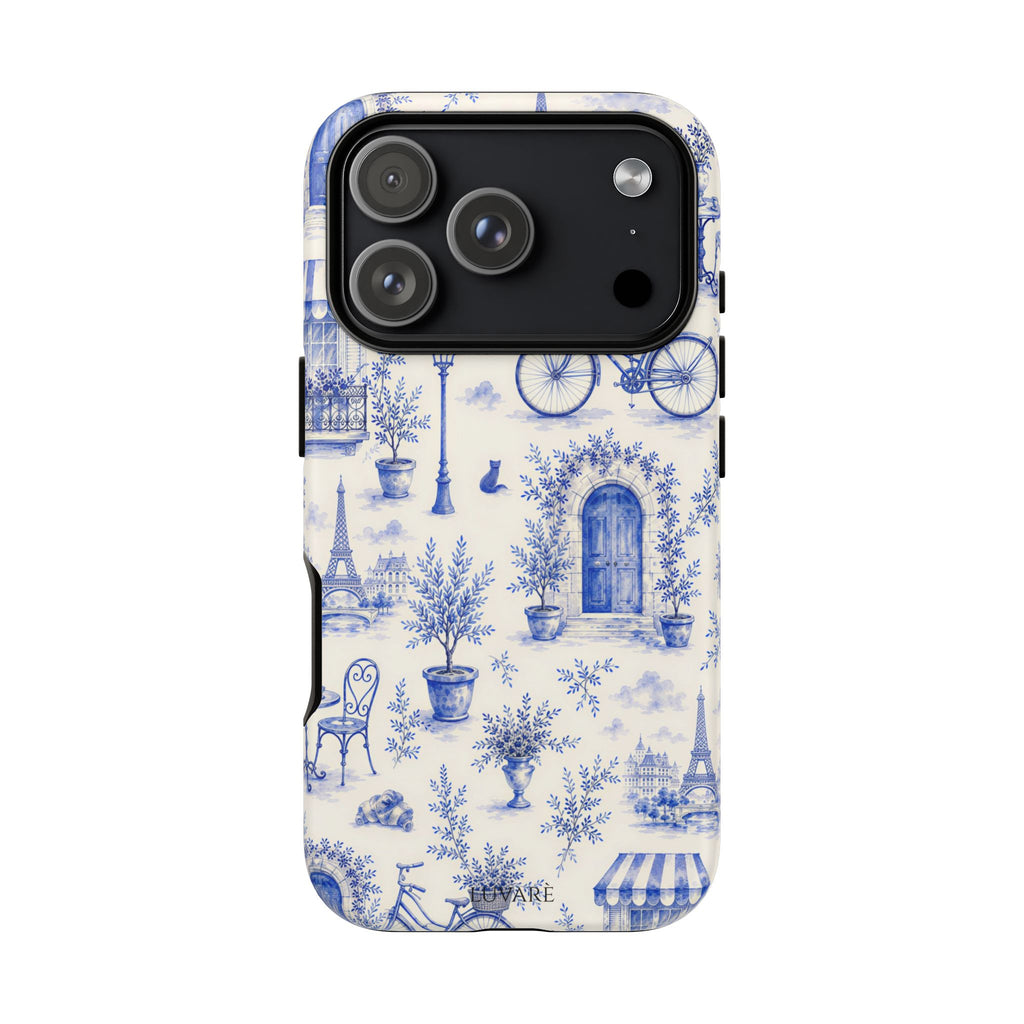 Paris Blue Toile Case
