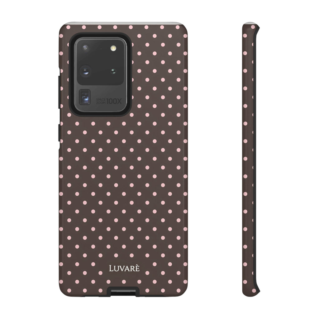 Brown Polka Dot Phone Case