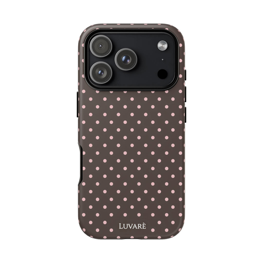 Brown Polka Dot Phone Case