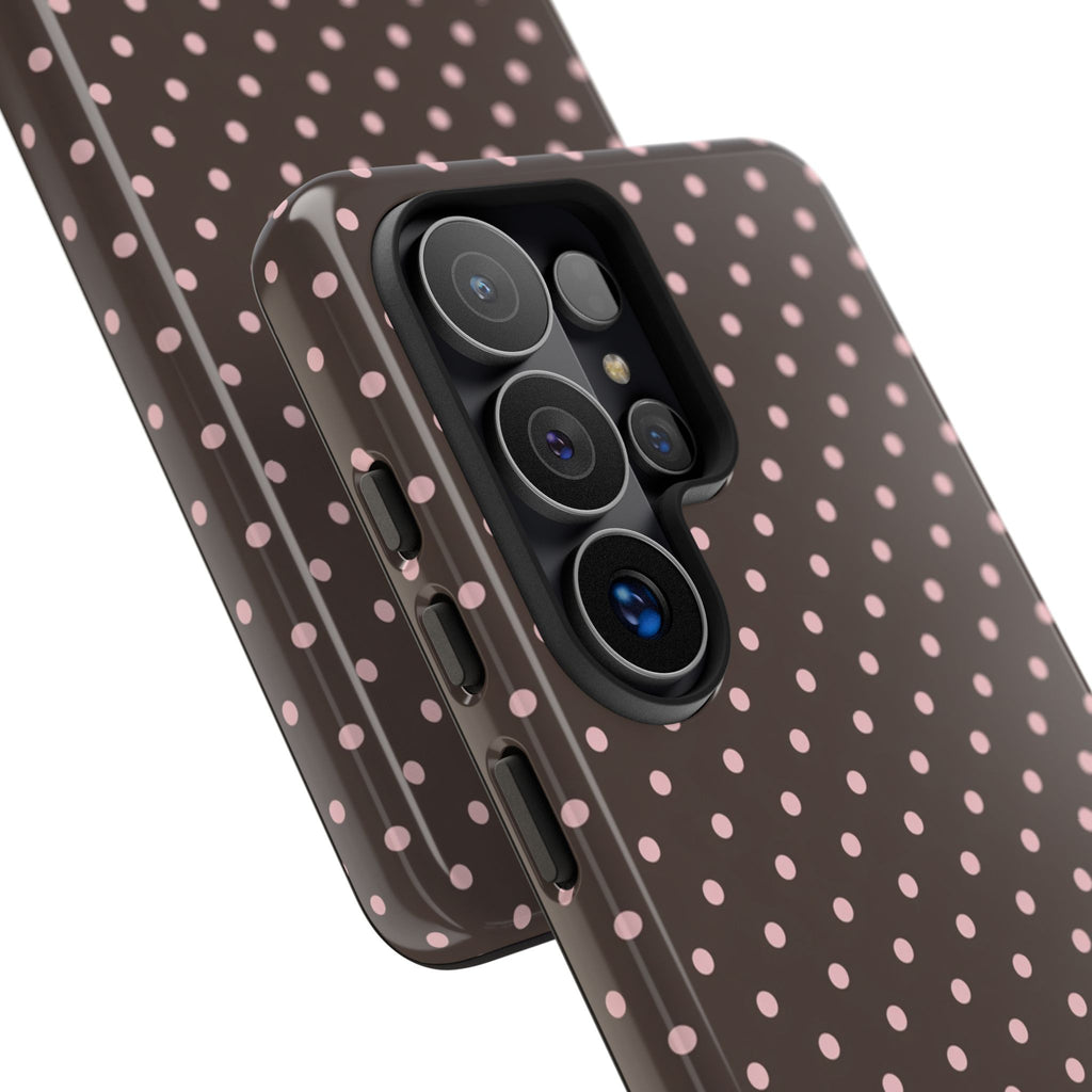 Brown Polka Dot Phone Case