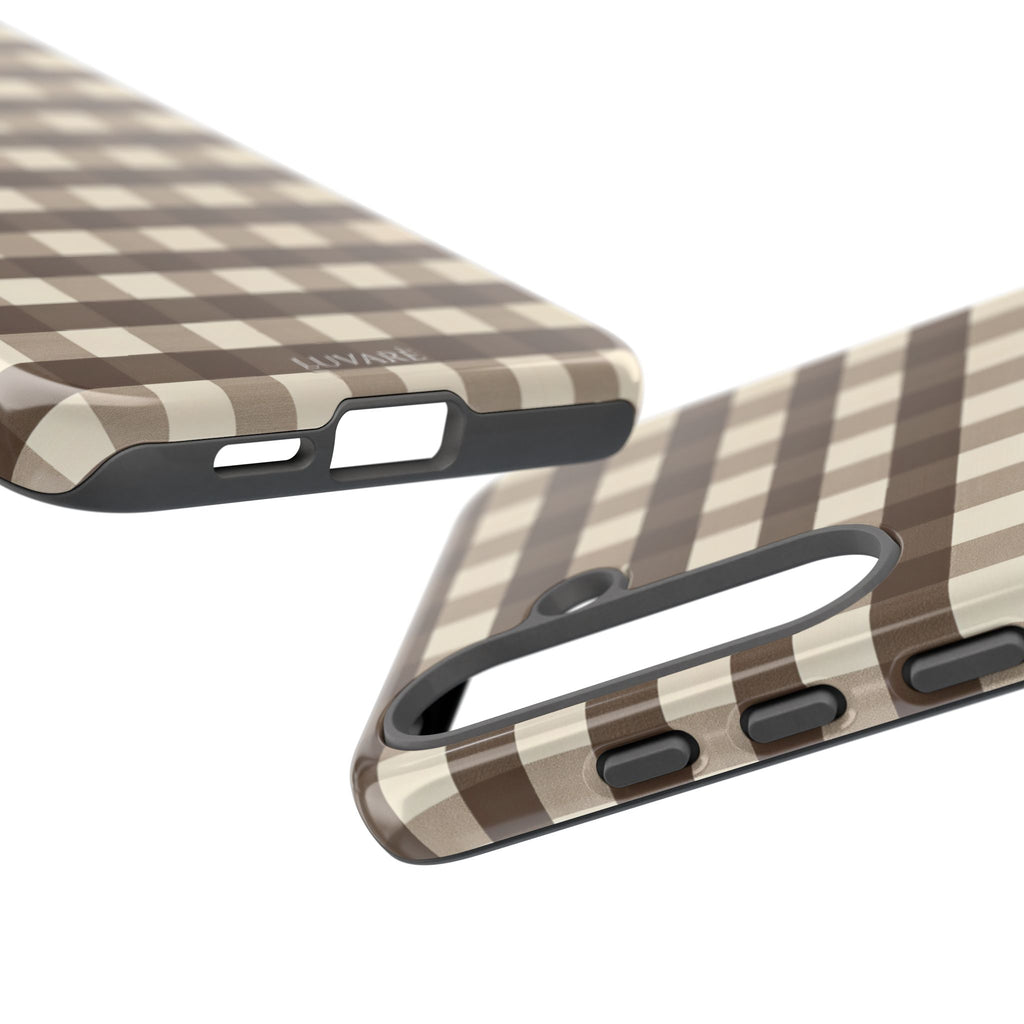 Brown Buffalo Plaid Case