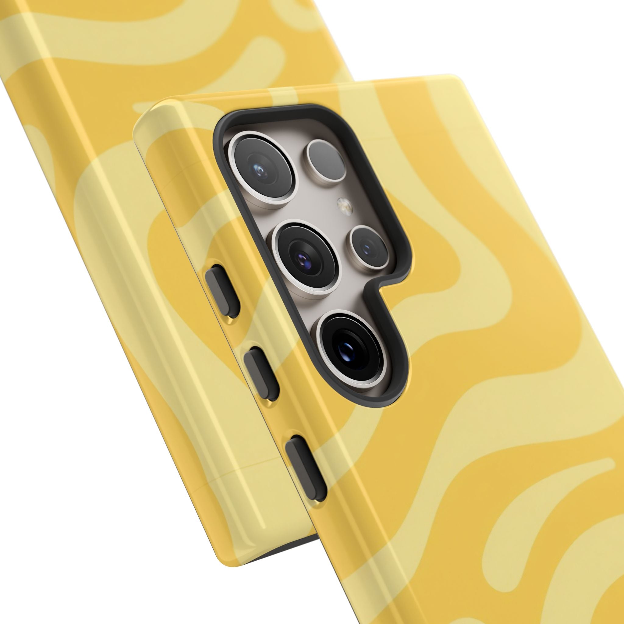 Yellow Retro Swirl Case
