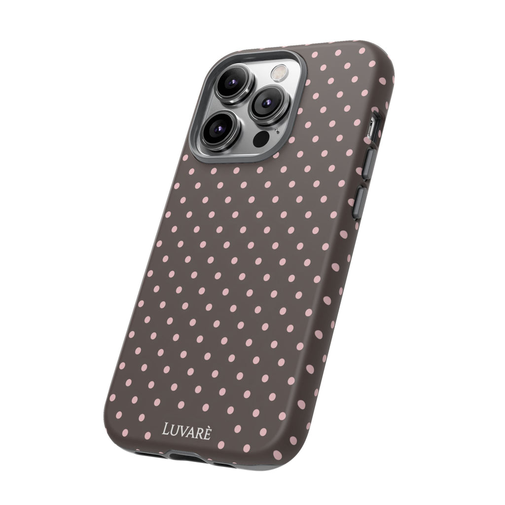 Brown Polka Dot Phone Case