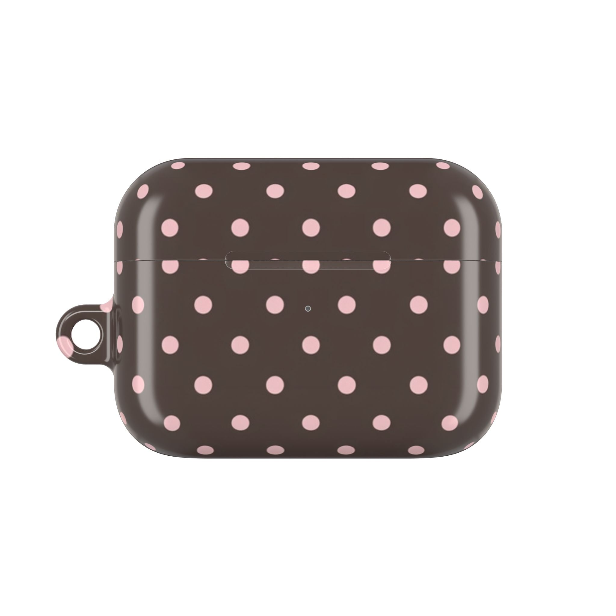 Brown Polka Dot AirPod Case