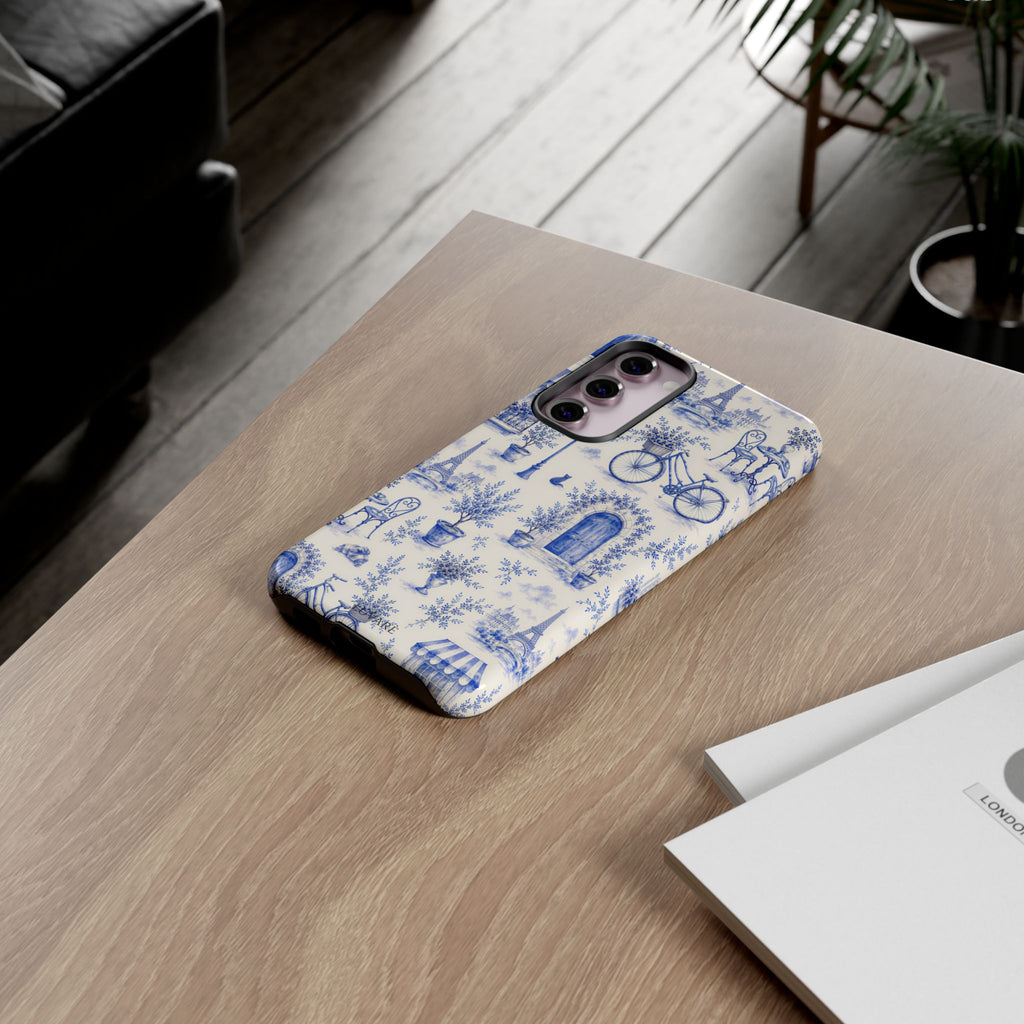 Paris Blue Toile Case
