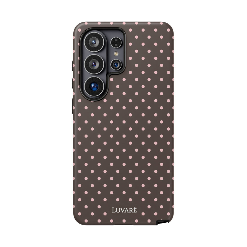 Brown Polka Dot Phone Case