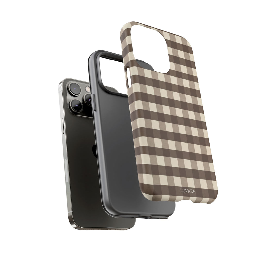 Brown Buffalo Plaid Case