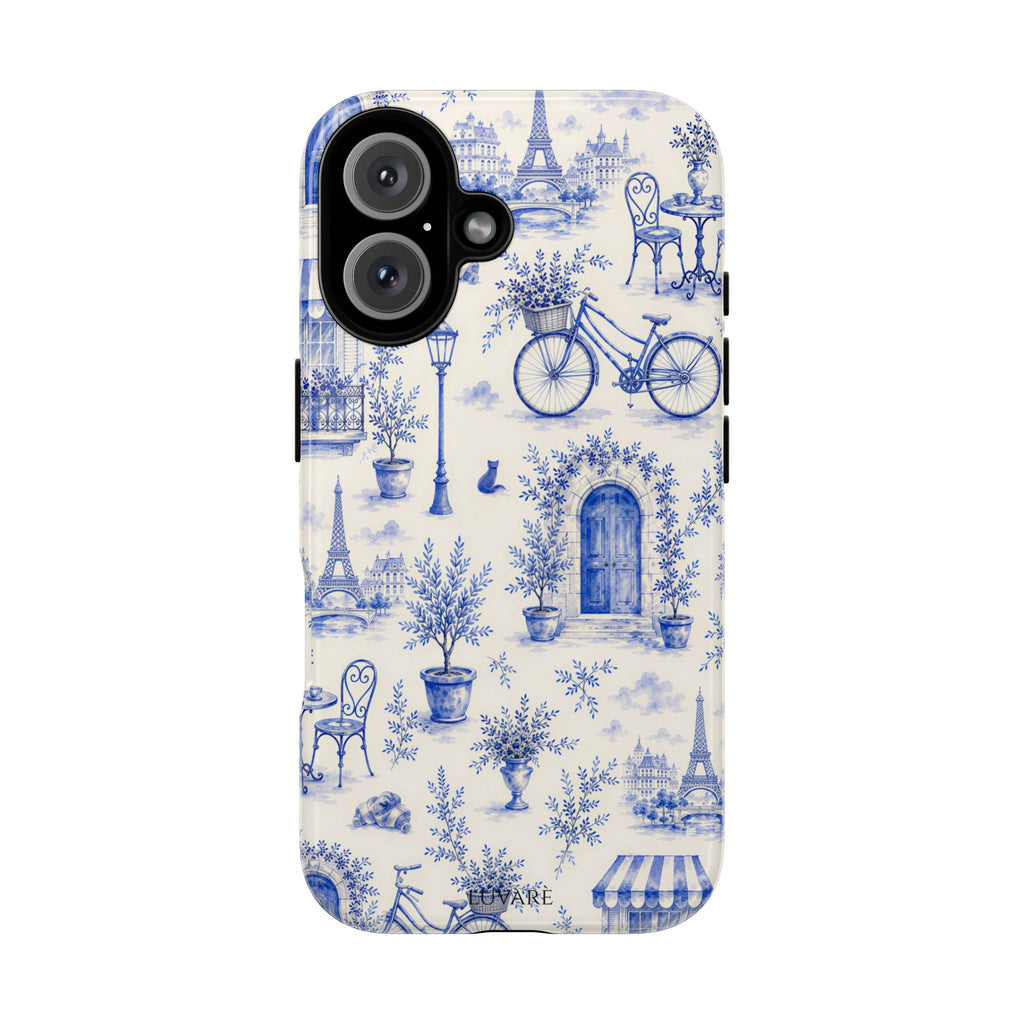 Paris Blue Toile Case
