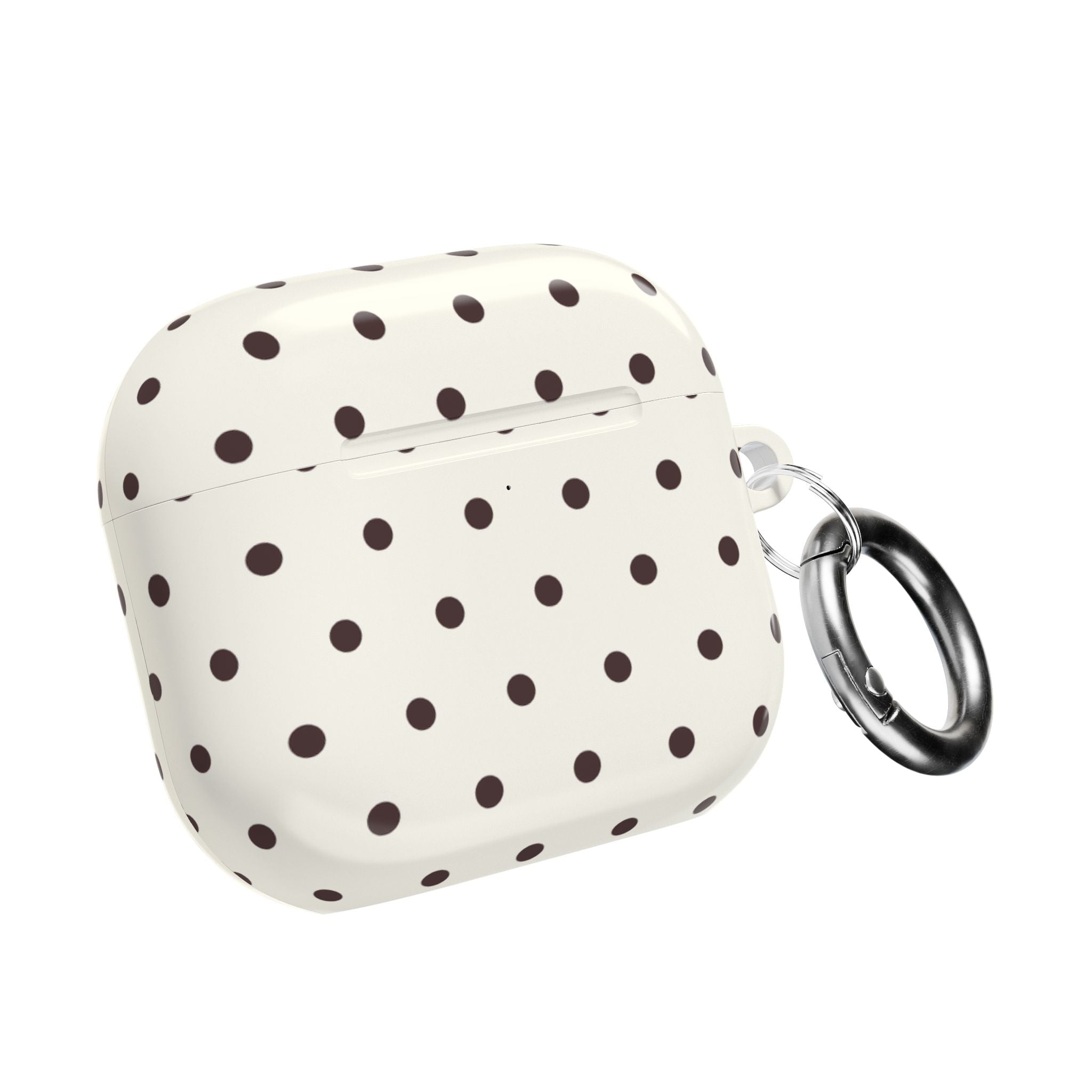 Cream Polka Dot AirPod Case