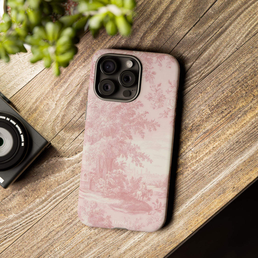 Pink Vintage Toile Case