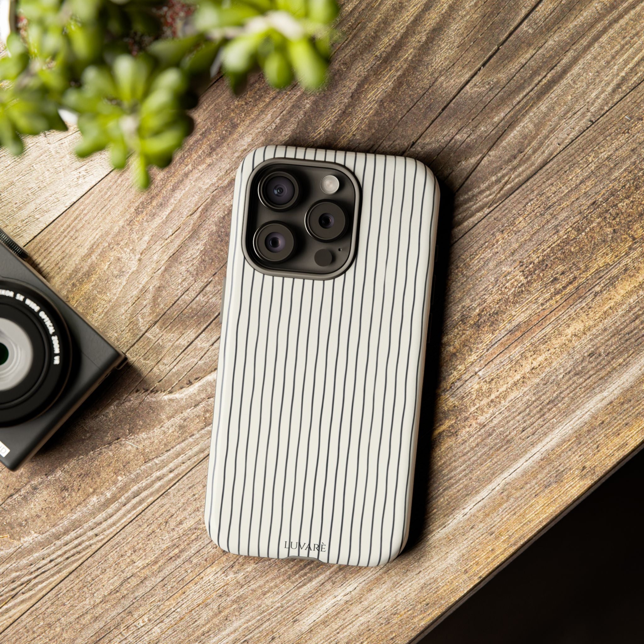 Black Pinstripe Case