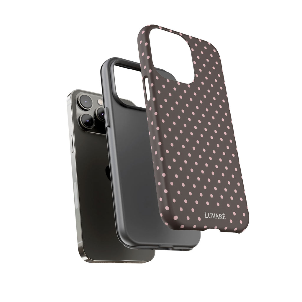 Brown Polka Dot Phone Case