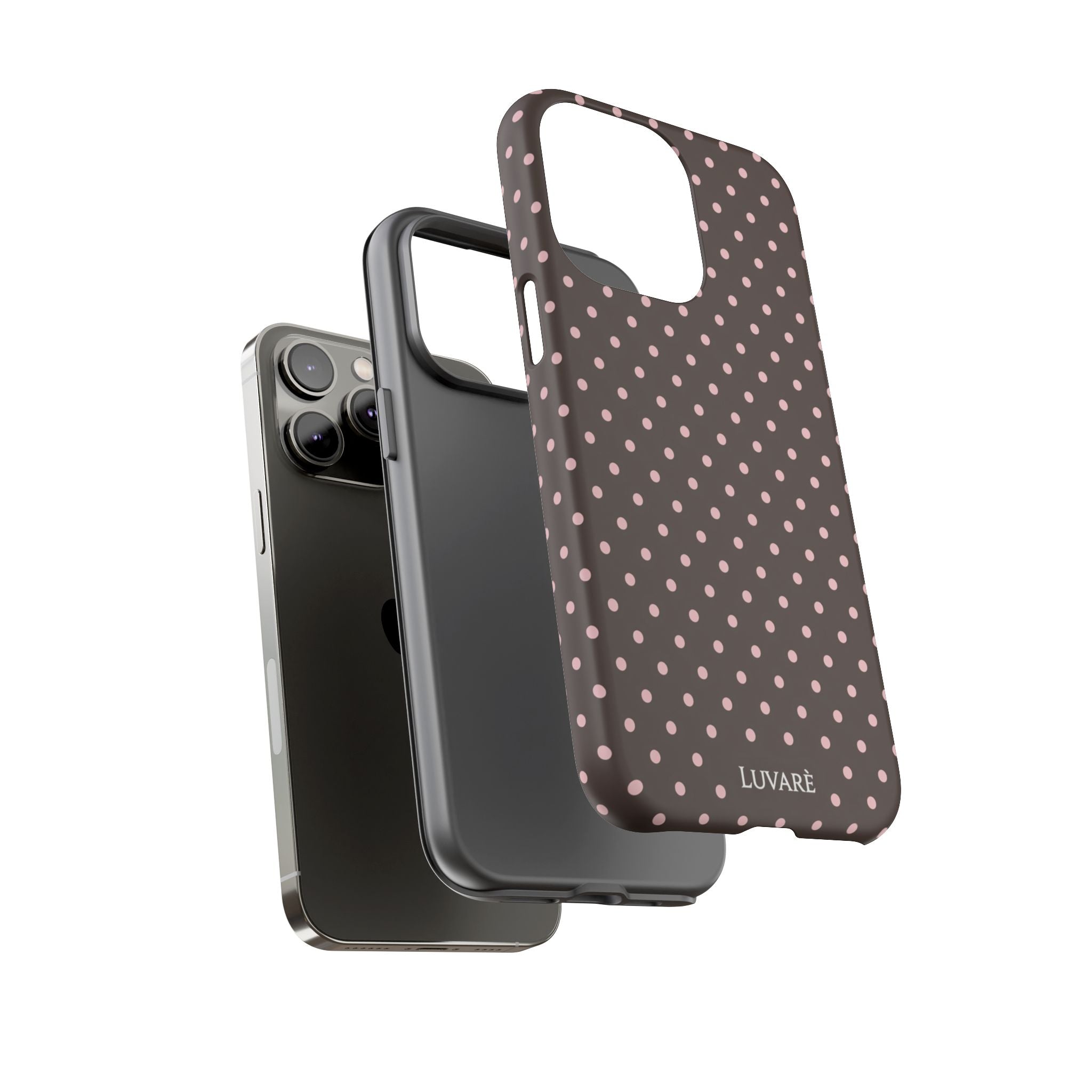 Brown Polka Dot Phone Case