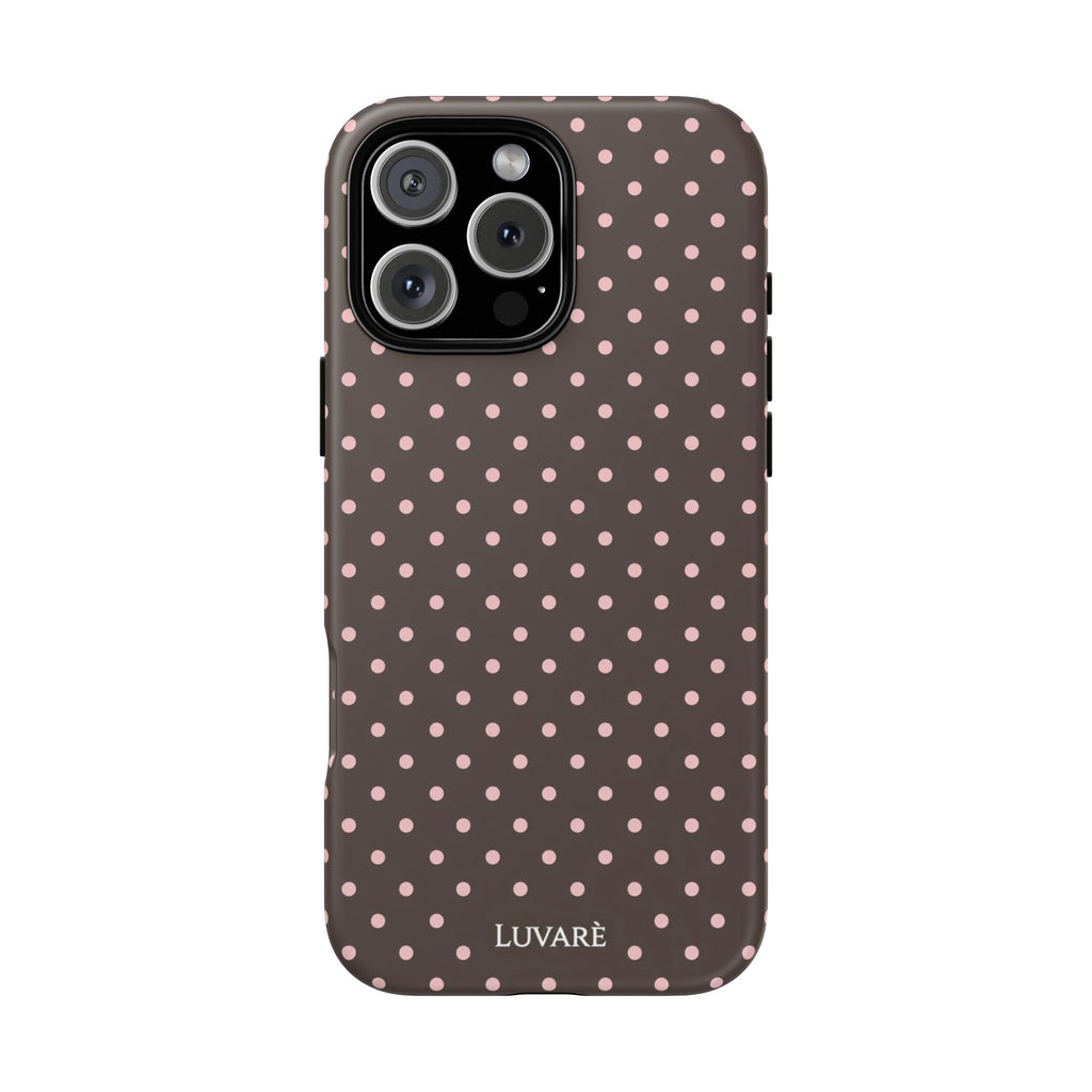 Brown Polka Dot Phone Case