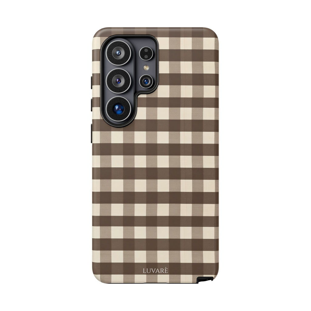Brown Buffalo Plaid Case