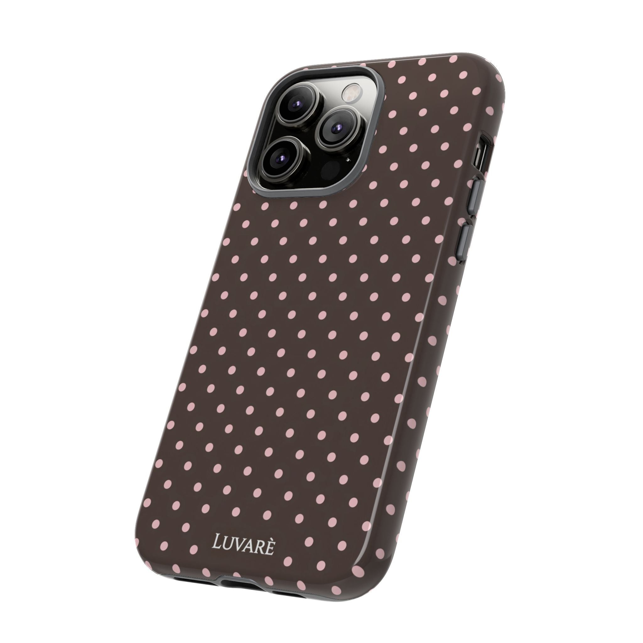 Brown Polka Dot Phone Case