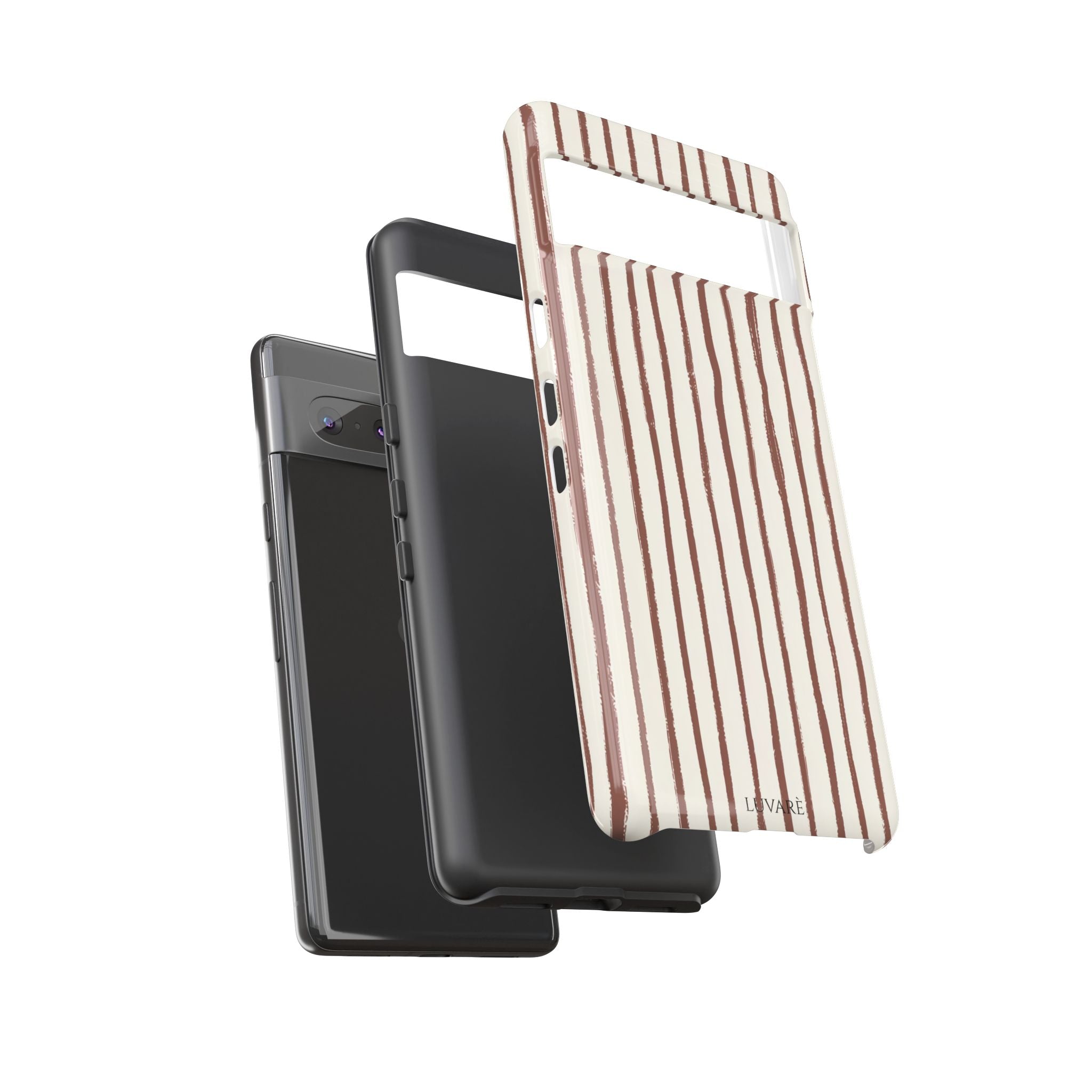 Brown Drawn Stripe Case