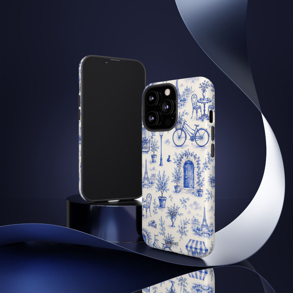 Paris Blue Toile Case