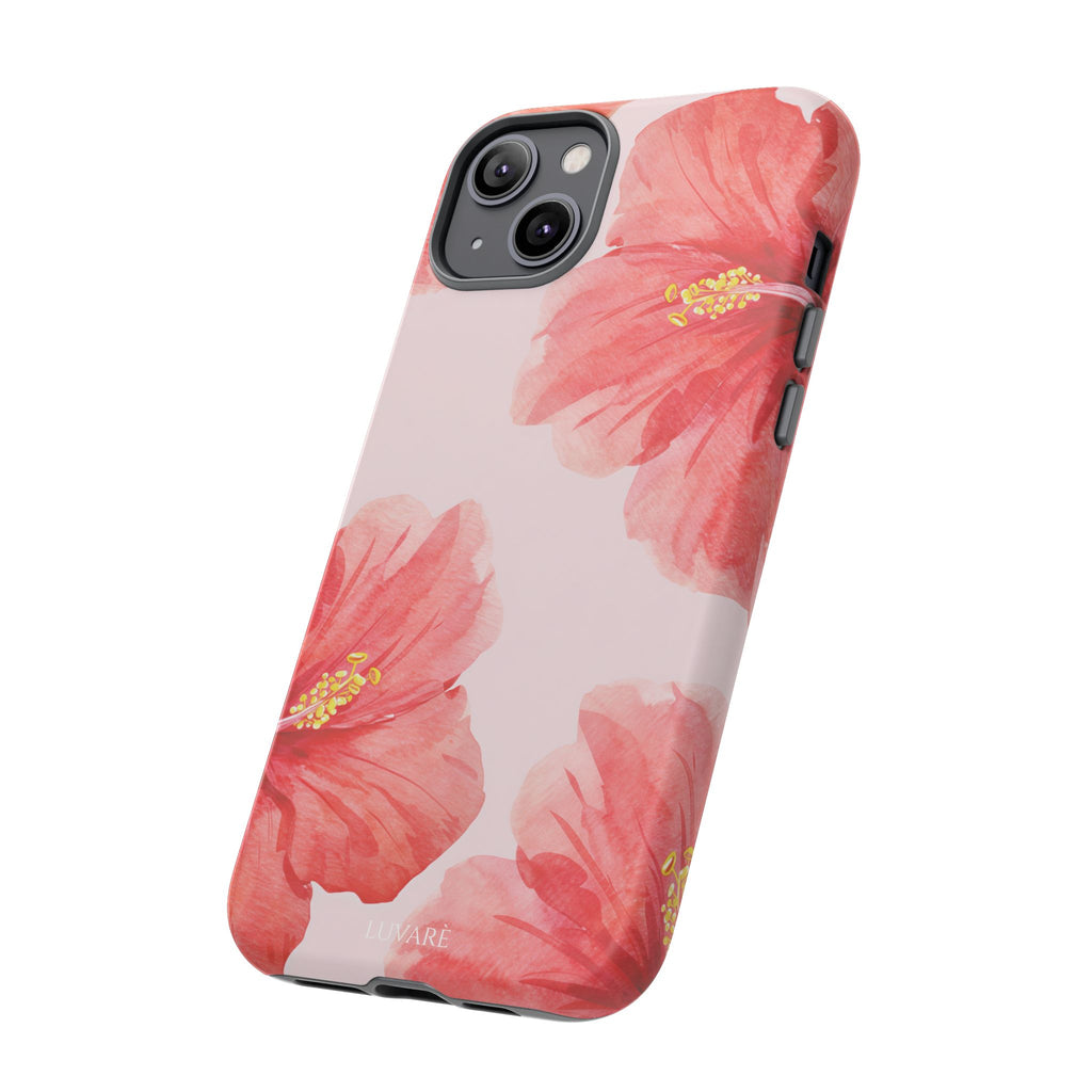 Watercolour Island Floral Hibiscus Case
