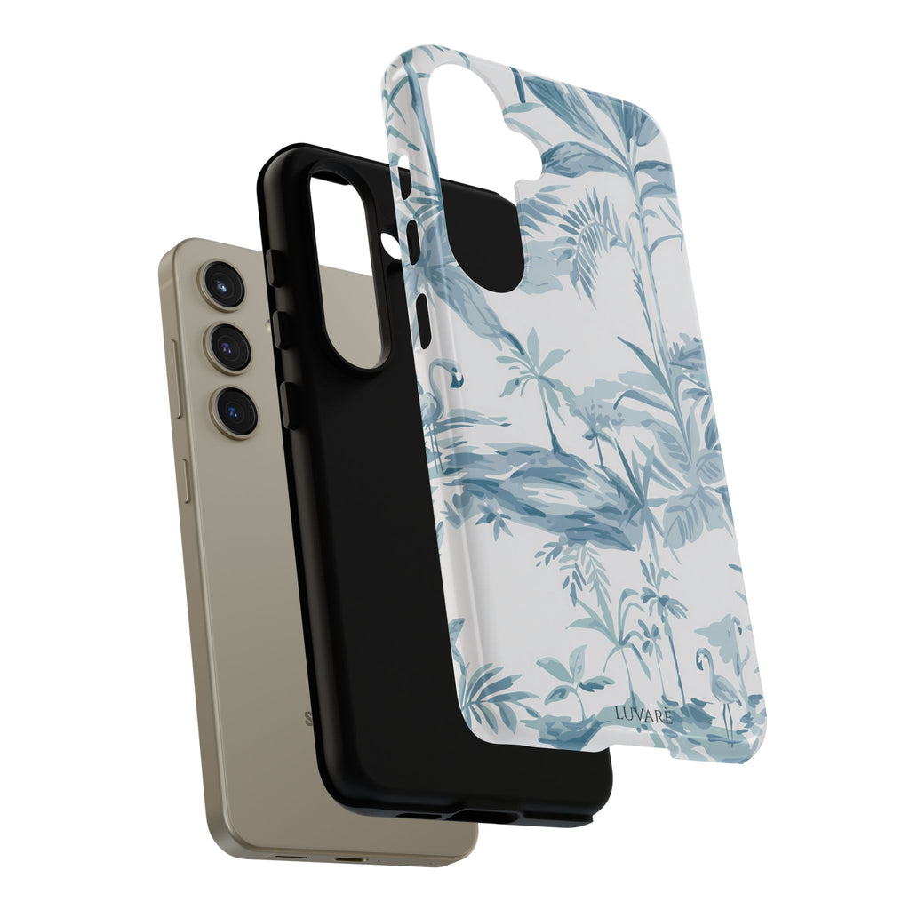 Tropical Palm Toile Case