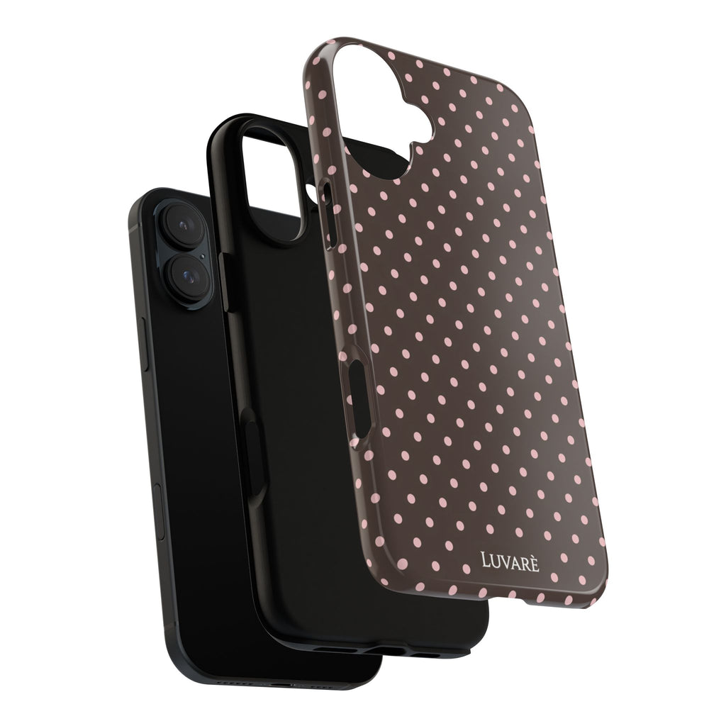Brown Polka Dot Phone Case