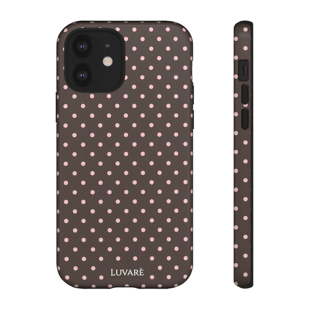 Brown Polka Dot Phone Case