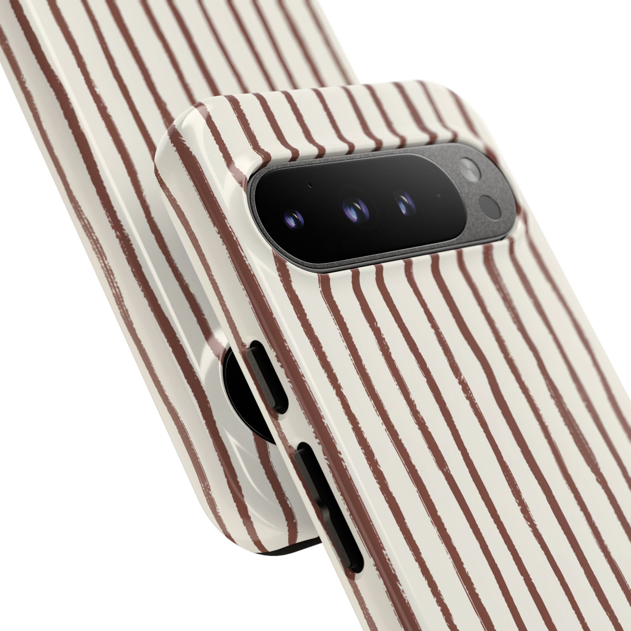 Brown Drawn Stripe Case