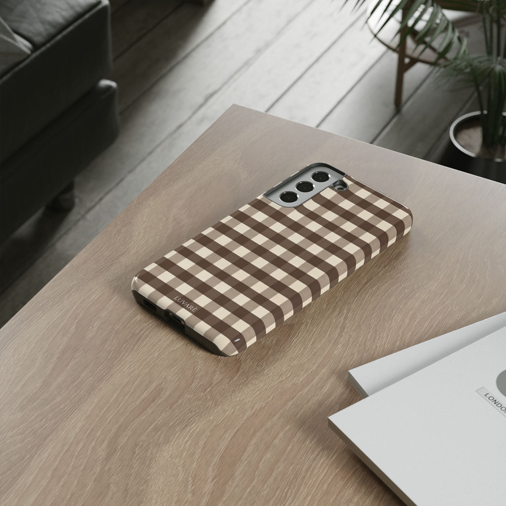 Brown Buffalo Plaid Case