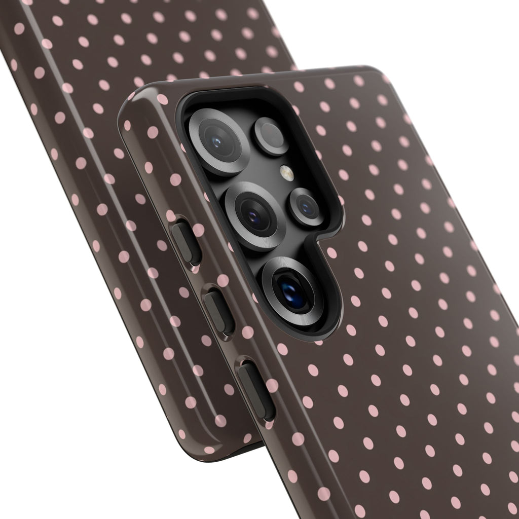 Brown Polka Dot Phone Case