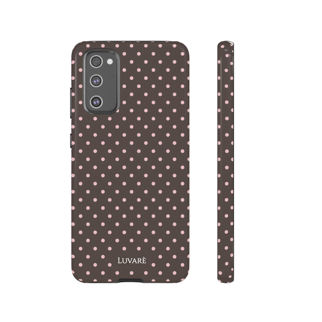 Brown Polka Dot Phone Case