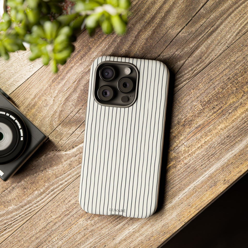 Black Pinstripe Case