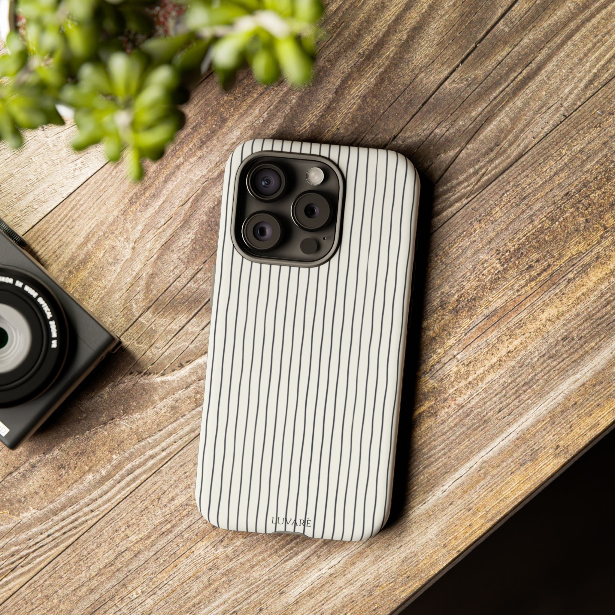 Black Pinstripe Case