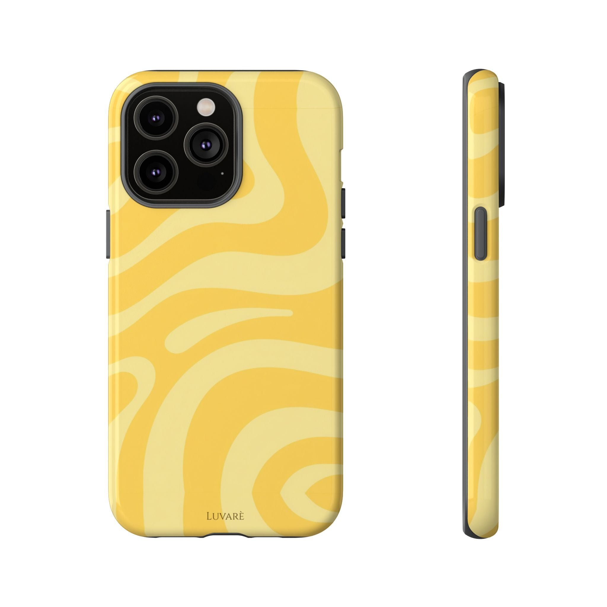 Yellow Retro Swirl Case