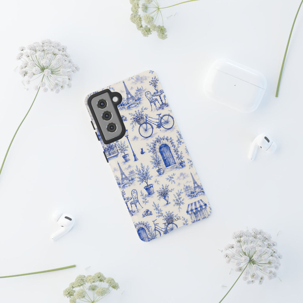 Paris Blue Toile Case