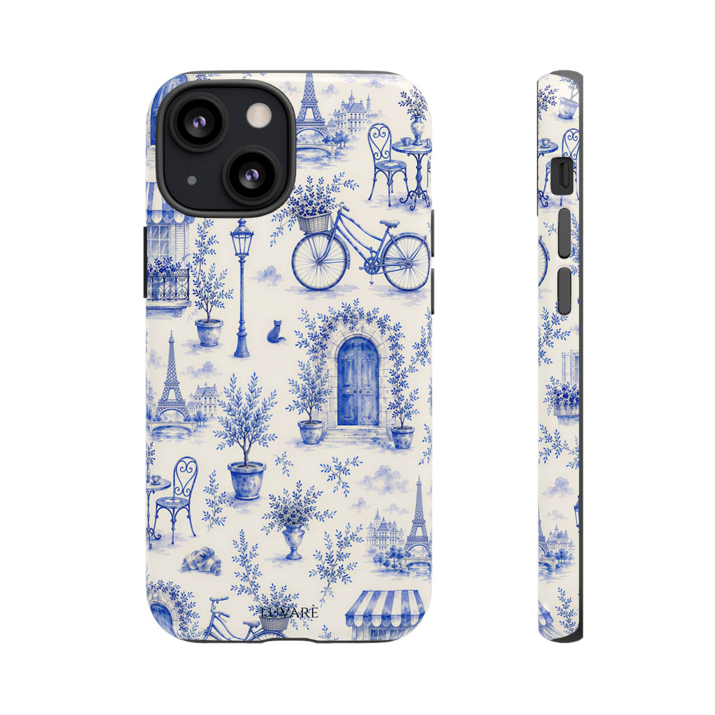 Paris Blue Toile Case