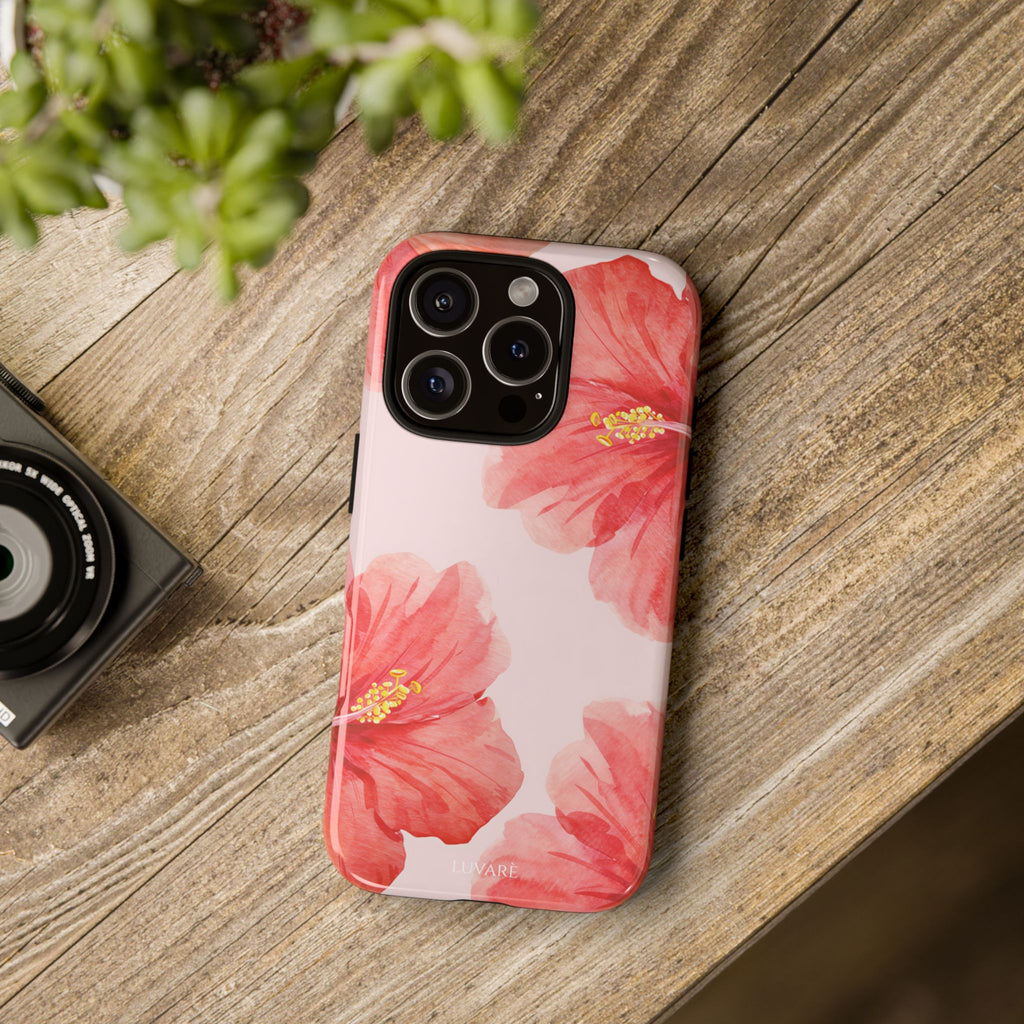 Watercolour Island Floral Hibiscus Case