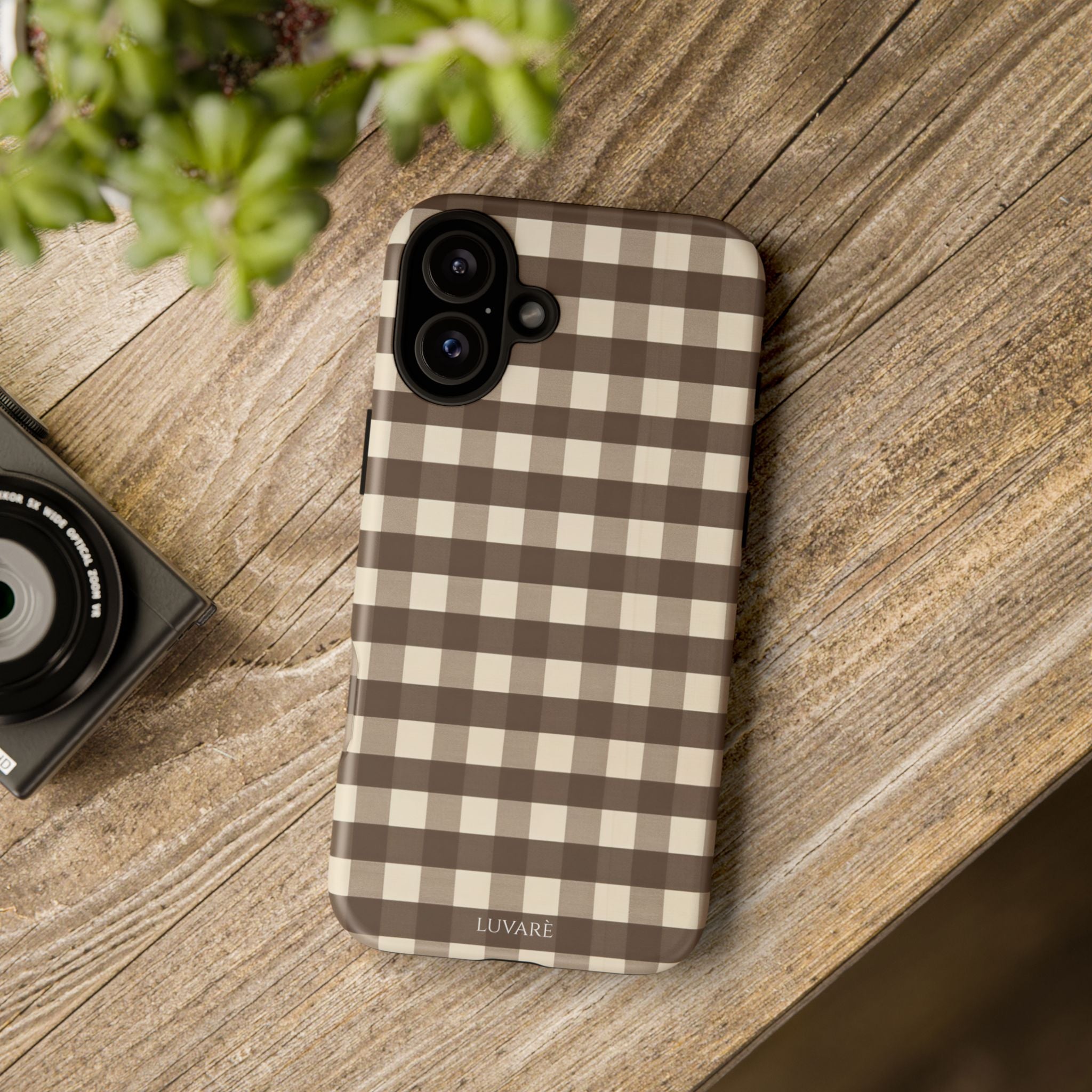 Brown Buffalo Plaid Case