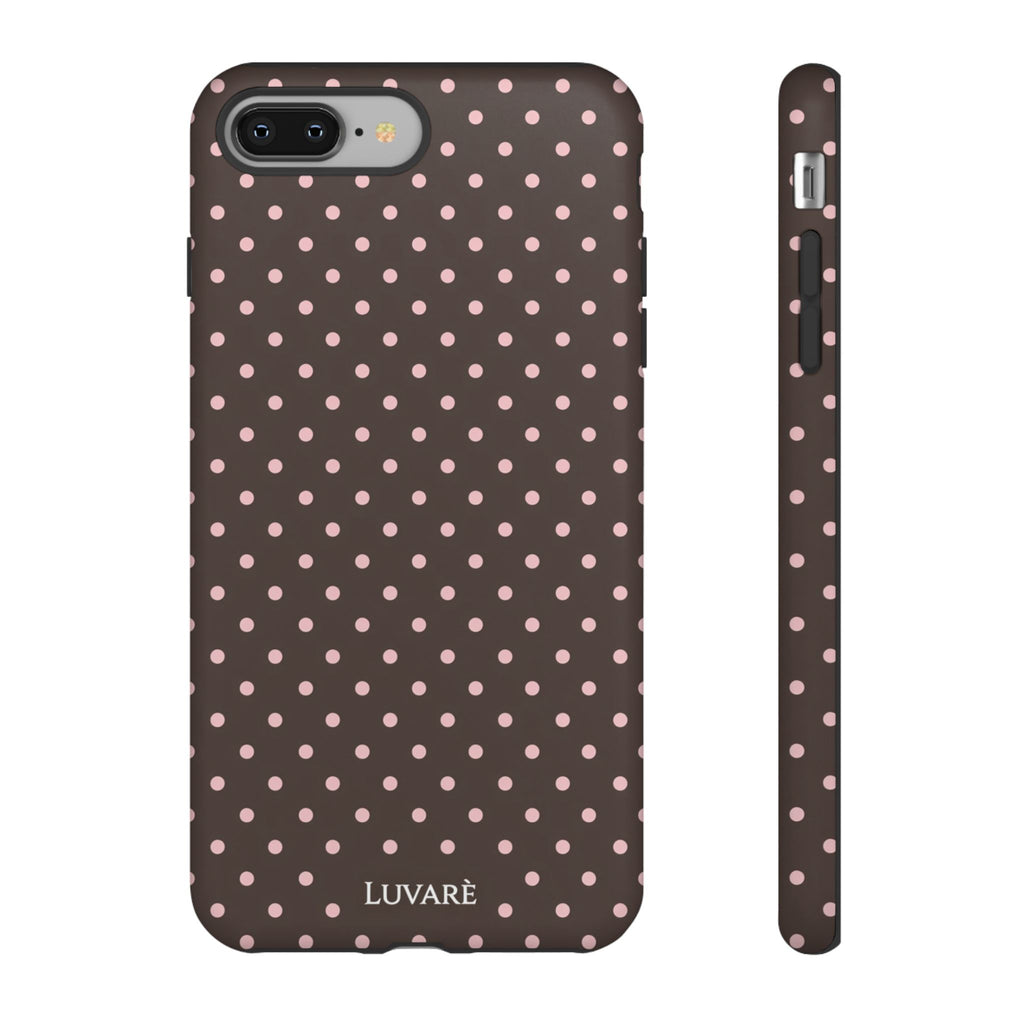 Brown Polka Dot Phone Case