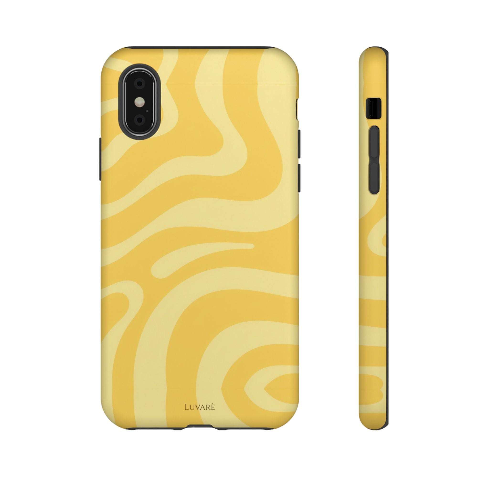 Yellow Retro Swirl Case