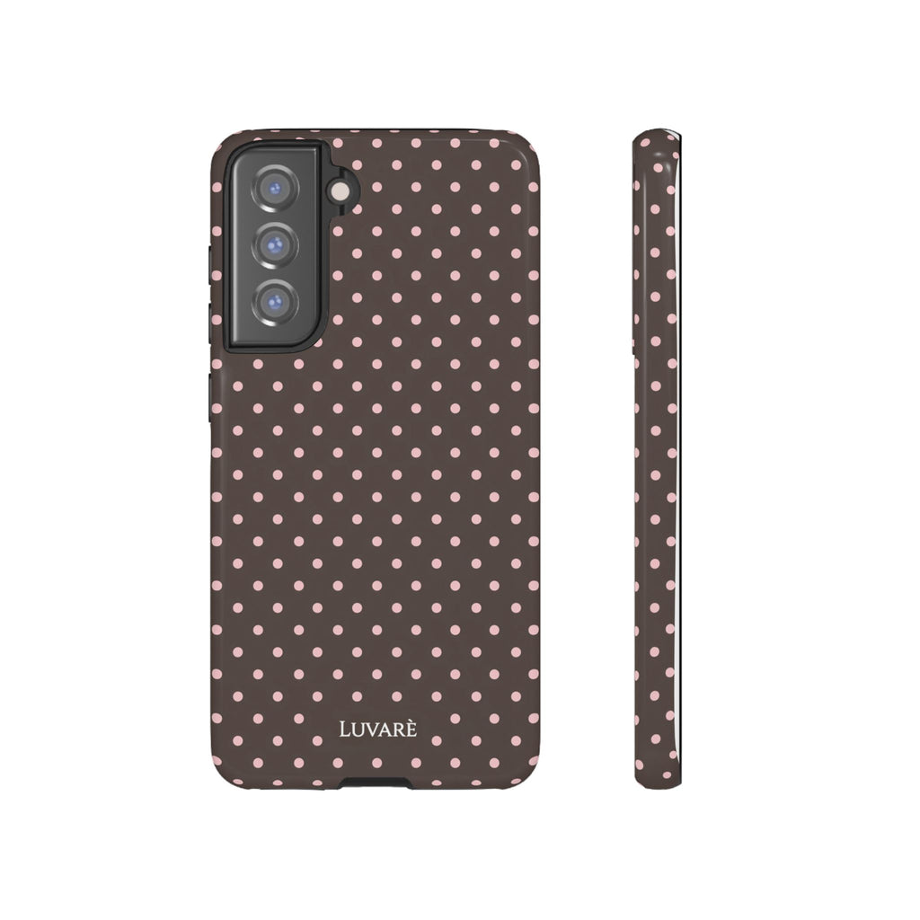 Brown Polka Dot Phone Case