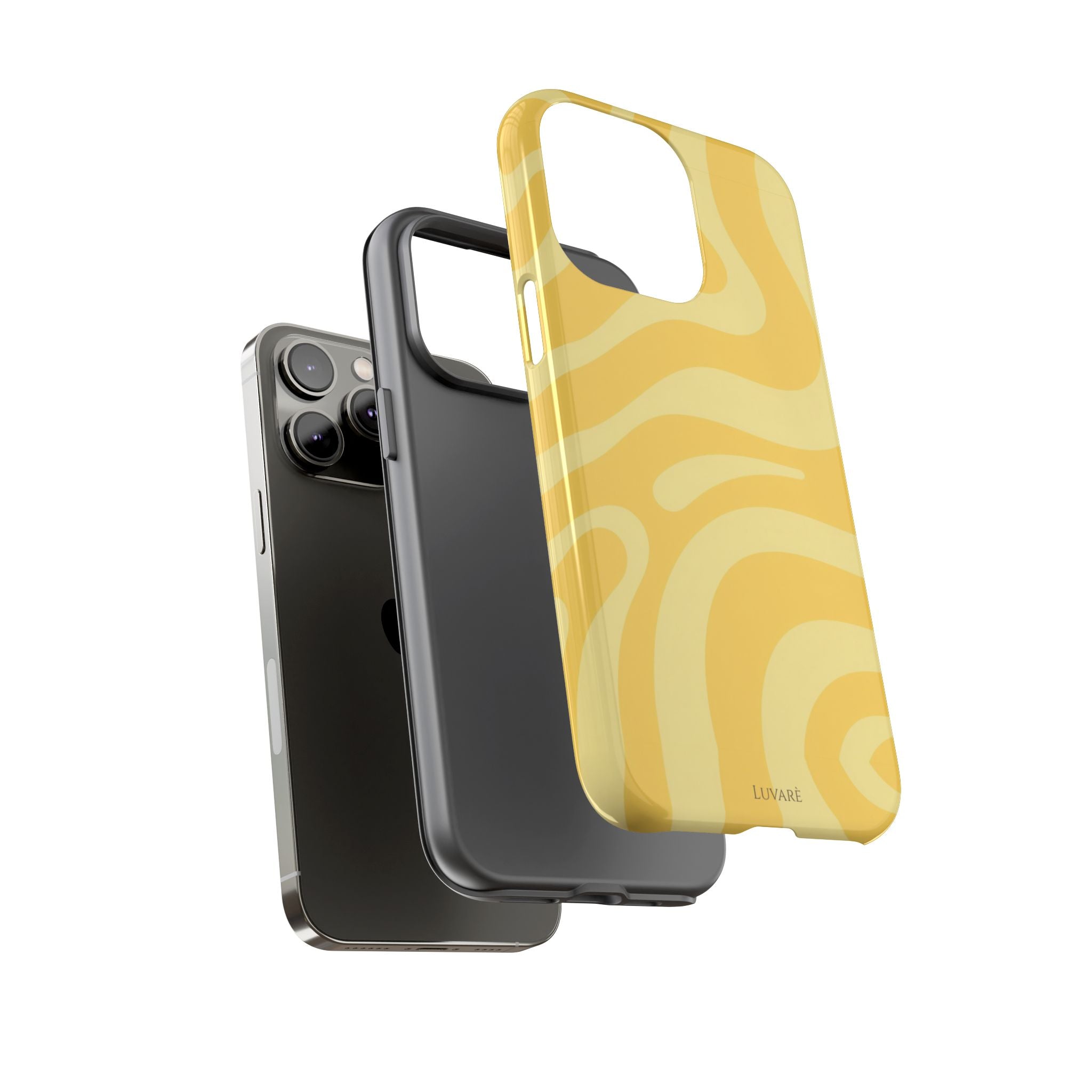 Yellow Retro Swirl Case