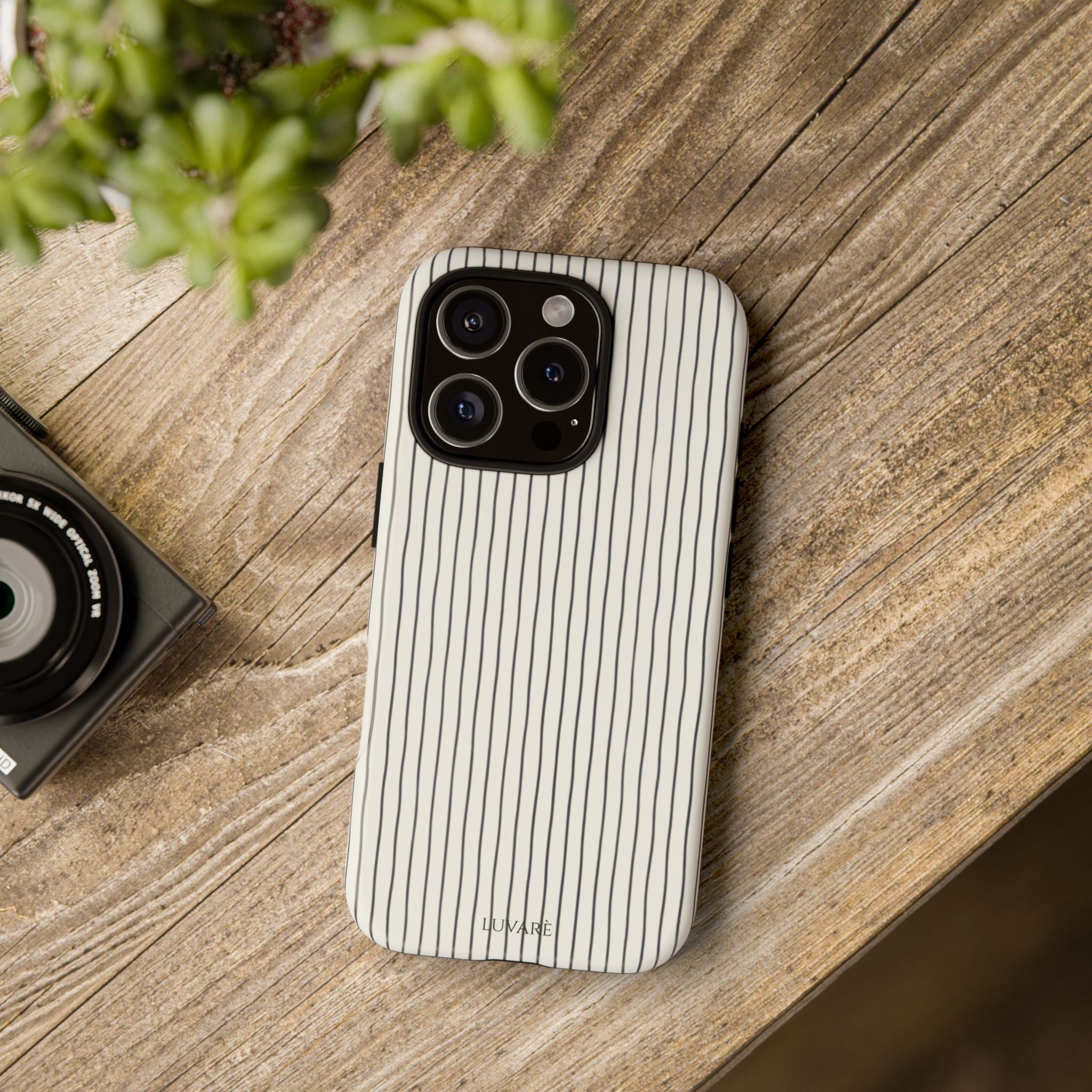 Black Pinstripe Case