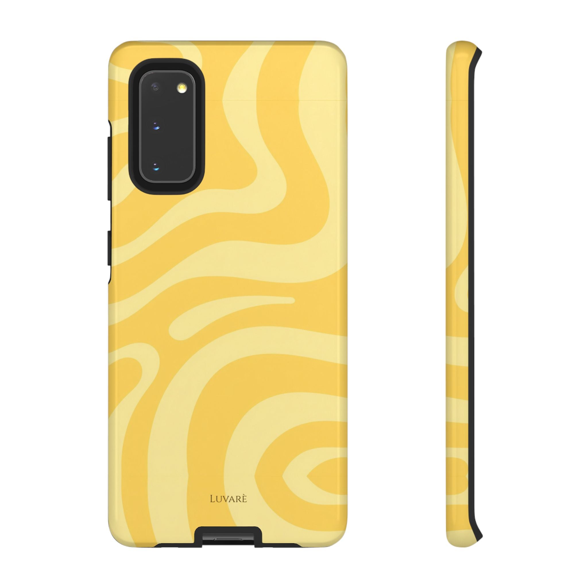 Yellow Retro Swirl Case