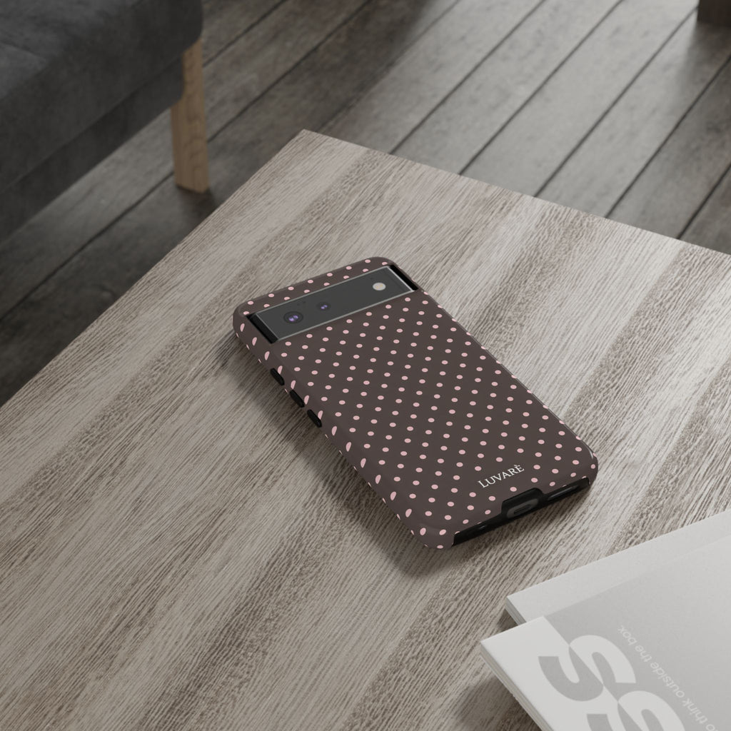 Brown Polka Dot Phone Case